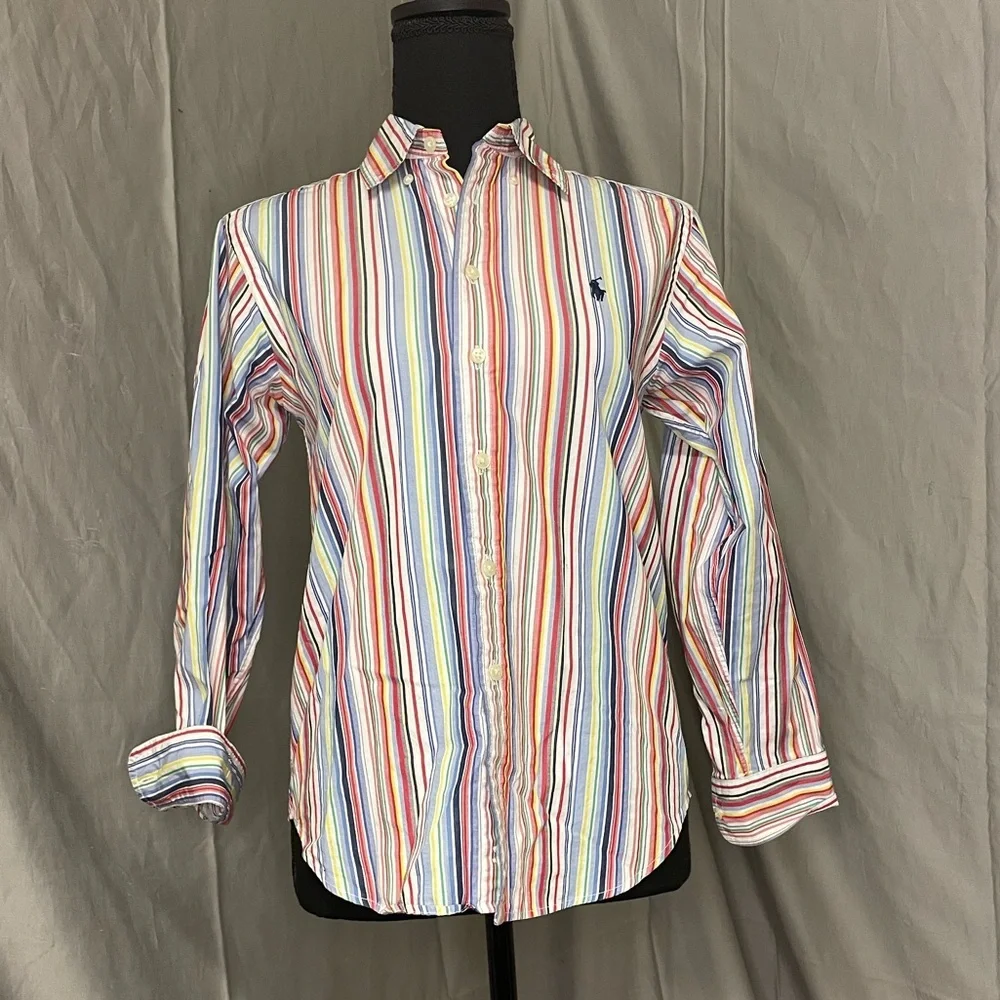 Ralph Lauren Multicolor Striped Button-Down Shirt